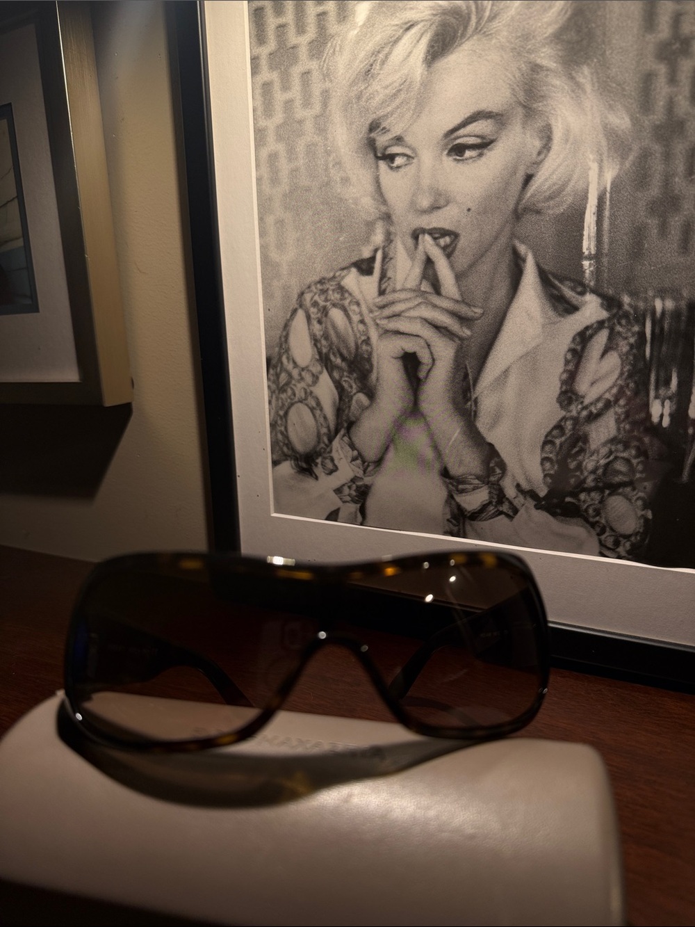 Oversized Brown Gradient Versace Shield Sunglasses
